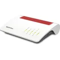 FRITZ! AVM FRITZ!Box 7590 AX - Wireless Router - DSL-Modem 4-Port-Switch - 1GbE - Wi-Fi 6 - Dual-Band - VoIP-Telefonadapter (DECT)