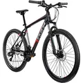 Zündapp FX27 27,5 Zoll Mountainbike 21 Gang Fahrrad MTB Schwarz/Rot 48cm