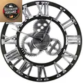 Römische Wanduhr 45 cm Metall Vintage Deko Wohnzimmer