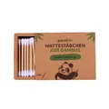 pandoo 4er Pack - Bambus Wattestäbchen (800 Stück) - Kompostierbare Ohrstäbchen