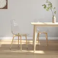 Esszimmerstühle 2 Stk. Transparent PET