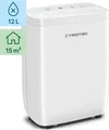 TROTEC Raumentfeuchter elektrisch TTK 27 E – Leistung 12 L/Tag – Fläche 15 m² / 37 m³ – Entfeuchtungsgerät mit Autoabschaltung