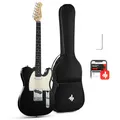 ♪Donner DTL-100 e gitarre mit Tasche S-S Pickups Solidbody E-Gitarre