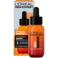L'Oréal Men Expert Vitamin C Serum gegen müde Haut für Männer, Hydra Energy 30ml