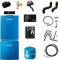 Buderus GB212 Logaplus Gas-Brennwert Heizungspaket K59 mit liegendem Warmwasserspeicher L160, Regelgerät & Zubehör - 15 kW - 7739610400