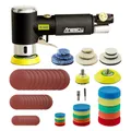 25mm 50mm 75mm Druckluft Exzenterschleifer Mini Poliermaschine Auto Polierer Set