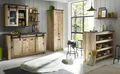 Küche mit Theke "Stove" in Used Wood Küchenschrank Set 6-teilig