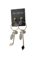 Rainbow Ohrstecker goldfarben mit Anhänger