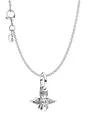 PANDORA Damen-Halskette Funkelnder Engel Geschenk-Set 925 Silber Kette mit Charm-Anhänger für Frauen, Moderner Schmuck, Glücksbringer Talisman 68597