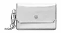 FOSSIL Valerie Card Case Kartenetui Geldbörse Silver Metallic Silber