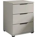 Boxxx Nachtschrank, Kaschmir, Kunststoff, 3 Schublade(n) Schubladen, 46x61x42 cm, Schlafzimmer, Nachttische