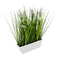 Kunst Wiesen Blume im Topf - 40 x 24 cm - Tisch Deko Zimmer Pflanze künstlich