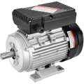 VEVOR 0,75 kW Elektromotor 1400 U/min, AC 220240 V 5,45 A, 80, B3-Rahmen, Luftkompressormotor einphasig, 19 mm Keilwelle, Rechts-/Linkslauf für la...