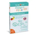 Norsan Omega-3 Fisk Jelly für Kinder Dragees 76.5 g