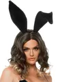 Biegbare Hasenohren schwarz - Verstellbare Ohren für individuelle Bunnys