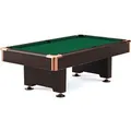 Automaten Hoffmann Billardtisch "Club Pro III" Dekor Nussbaum, EuroSpeed, Grün, 7 ft (Spielfeld 198x99 cm) IS3842108