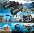 VISIO PRO Fernglas für Erwachsene 10x50 | BAK4 HD Prisma | Ferngläser