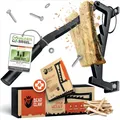 Holzspalter manuell  Anzündholz Spalter zur Wandmontage  Handholzspalter, Spa...