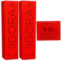 Schwarzkopf Igora Royal 2 x 60 ml 9-55 extra hellblond gold extra Haarfarbe Crem