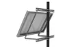 enjoy solar® Aluminium Masthalterung Seitenpol für Einzelpanel 100-680mm