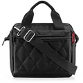 Reisenthel Umhängetasche Allrounder Cross, Damen, recyceltes PET, 22 x 24 x 13cm, rhombus black