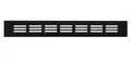 Lüftungsgitter LG-3004 BL Schwarz eloxiert Stegblech 300 x 40 mm
