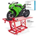 Motorradhebebühne Motorradrampe DHB1000 454 kg Übergröße Chopper hydraulisch