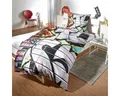 BETTWARENSHOP Bettwäsche Graffiti, Renforce, 2 teilig, mega coole bunte Jugendzimmer Bettwäsche