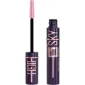 Maybelline New York Sky High Cherry Sky Mascara für extreme Länge & volles Volumen, Wimperntusche in Burgunder-Rot für einen einzigartigen Look, Tower Flex Bürste & Bambusextrakt, Definition