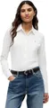 Tommy Hilfiger Damen Hemd 1985 Slim mit Spitzkragen, Weiß (Ecru), XS