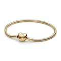Pandora Armband 563050C00 Gliederarmband Damen Herz-Verschluss Vergoldet 17 cm