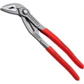 Knipex Wasserpumpenzange Cobra ES, 87 51 250, extra schlank, Druckknopf-Einstellung, Griffe kunststoffüberzogen, 250 x 36mm