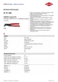4003773061267 SZCZYPCE DO RUR COBRA  Z WYDŁUŻONĄ SZCĘKĄ 250MM KNIPEX