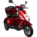 Rolektro, E-Trike 25 V.3 Lithium, Rot, 60-30AH Akku, 1000 Watt - Rot