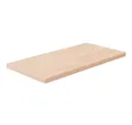 vidaXL Regal Regalboden 40x20x1,5 cm Unbehandeltes Massivholz Eiche, 1-tlg.