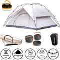 Tool Brothers (BUNDLE) Toolbrothers Outdoor-Set Camping Zelt 2 Personen Hydrauliksystem mit Isoliermatte+Schlafsa (3.80 kg, 2 Personen) (37310835)