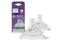 Philips AVENT Flaschensauger Natural Response SCY964/02, 2 Stück mit Anti-colic-Ventil, schnelle Durchflussrate