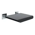 Emco System 2 Wandklappsitz 355121202 schwarz, Sitzfläche aus Polyurethanschaum