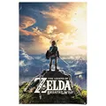 REINDERS Poster, The Legend Of Zelda - breath of the wild, Kinderzimmer, Poster, Wanddeko, Room Decor, Bilderdruckpapier, Blau, 91,5 x 61