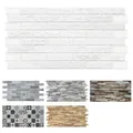 MDEKOR PVC Wandverkleidung 48,5x96 cm | 3D Wandpaneele für Küche, Bad & mehr | Einfach zu kleben & reinigen | Küchenrückwand Platten | Dekorative Panels für Wandgestaltung innen