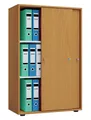 VCM Aktenschrank Büroschrank Aktenschrank Schiebetüren Lona 3fach (1-St)