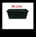 Mörtelkasten 90 l GRIPLINE  ,schwarz mit Liter-Skala + verstärktem Rand