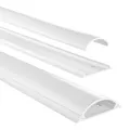 Hama Kabelkanal halbrund weiss selbstklebend, 100 x 7 x 2,1 cm, PVC