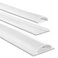 hama halbrund PVC Kabelkanal 100,0 cm weiß