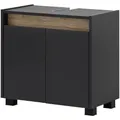 SCHILDMEYER Waschbeckenunterschrank "Cosmo", BxHxT: 56,9 x 54,6 x 33 cm - grau