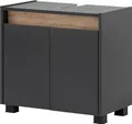 Waschbeckenunterschrank Möbelpartner Cosmo BxHxT 56.9x54.6x33 cm anthrazit
