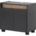 MÖBELPARTNER Waschbeckenunterschrank Cosmo 146318 anthrazit 56,9 x 33,0 x 54,6 cm