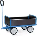 Fetra Handwagen 4051V, mit 4 Bordwänden, Vollgummireifen, Tragkraft 500kg, 1000 x 550mm