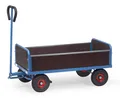 Fetra Handwagen 500 kg, Plattform 1.000 x 550 mm, 4 Seitenwände, Vollgummireifen