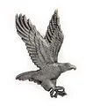 UHRIG Ornament ADLER schmiedeeisen Eisenguss Eagle massiv Deko Greif Vogel